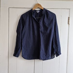 Steven Alan blue gauze shirt S